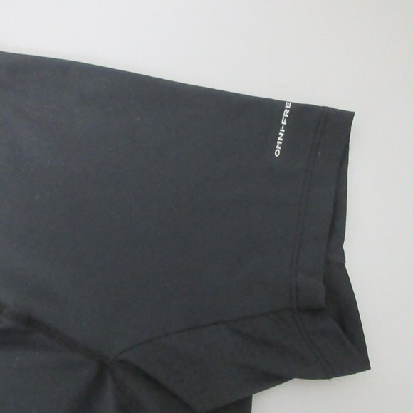 Columbia Activewear T-Shirt Top XL Omni Freeze Zero Crewneck Short Sleeve Black - Picture 8 of 9